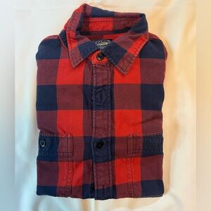 Men’s J. Crew midweight plaid flannel shirt